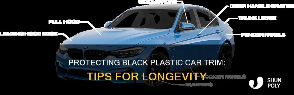 how to protect black plastic car trim
