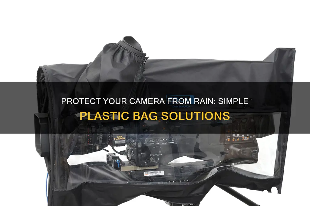 how to protect camera from rain with plastic bag