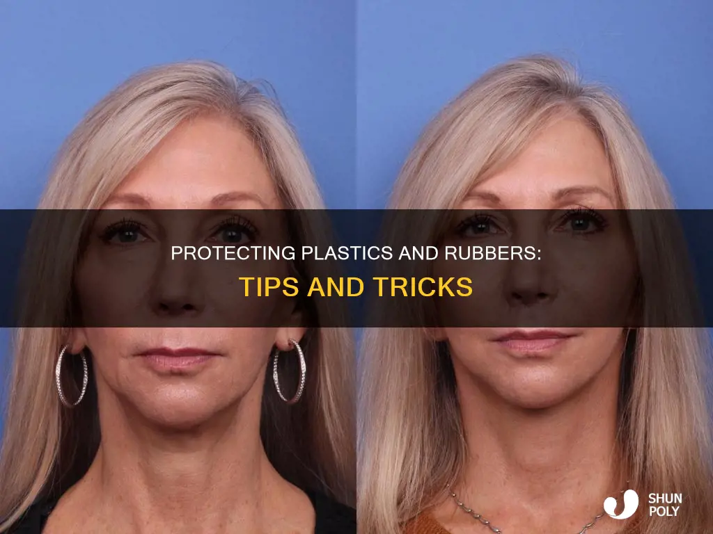 how to protect plastic and rubbers
