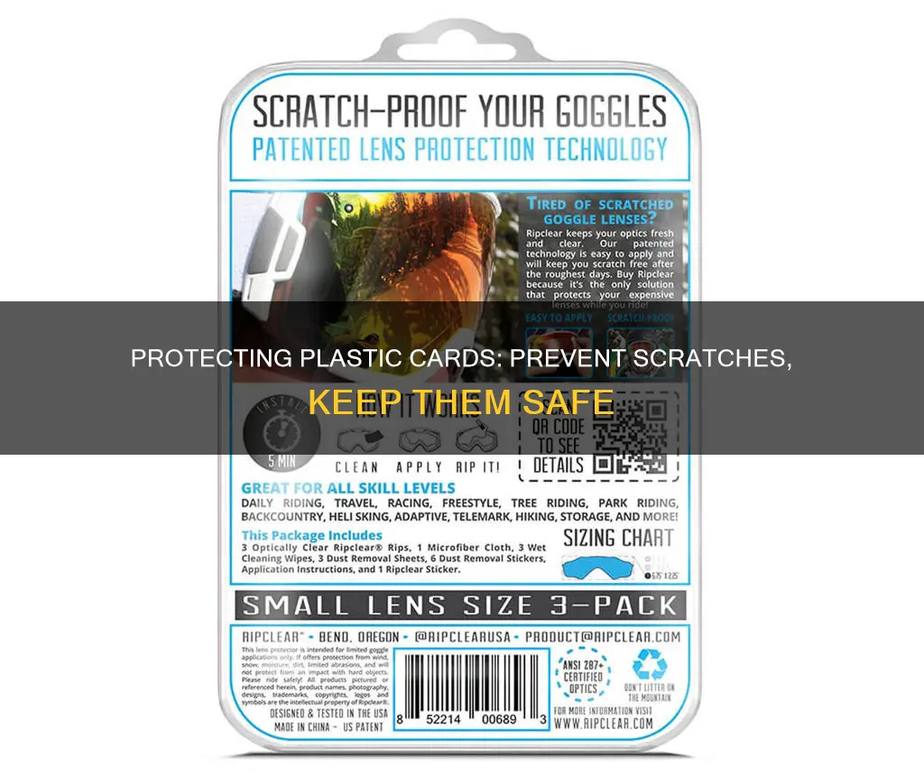 how to protect plastic cards against scratches