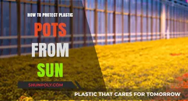 Protecting Plastic Pots: Avoiding Sun Damage