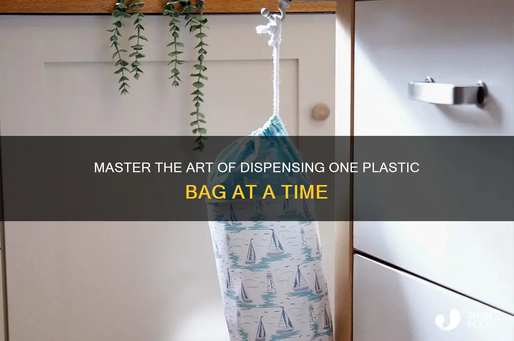 how to pull out one plastic bag at a time