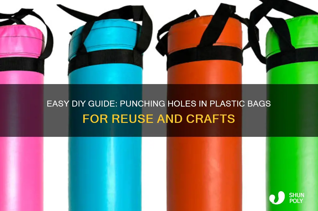 how to punch holes in plastic bags