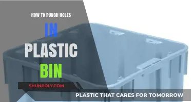 Punching Holes in Plastic Bins: Easy Guide
