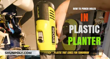 Punching Holes in Plastic Planters: Easy Steps to Success