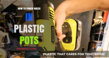 Punching Holes in Plastic Pots: Easy and Quick Guide