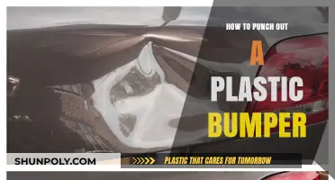 Repairing Plastic Bumpers: Punching Out the Dent