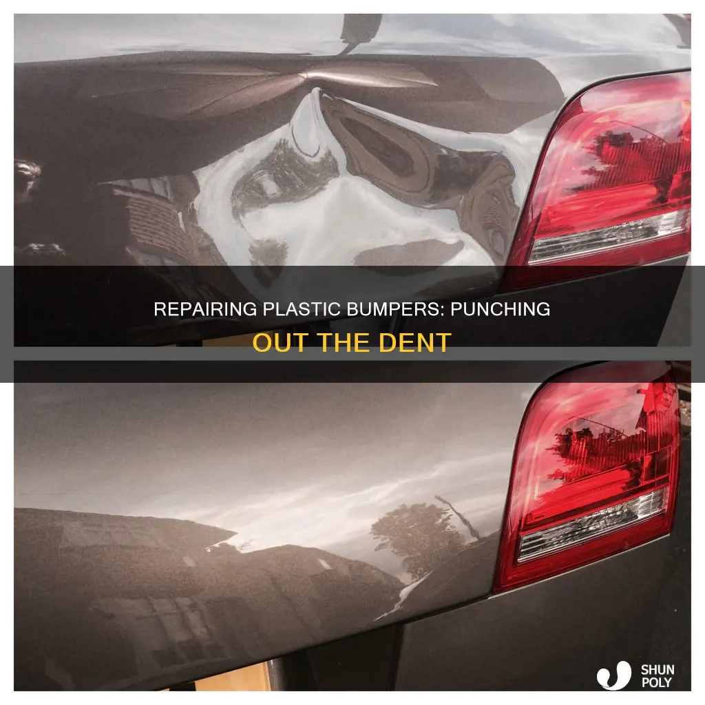 how to punch out a plastic bumper