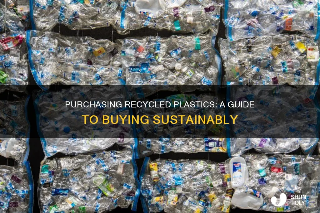 how to purchase recycled plastics