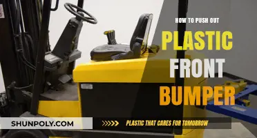 Repairing Plastic Bumpers: Pushing Them Back Out