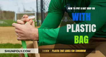 Easy Bat Grip Installation: Using a Plastic Bag for Perfect Results