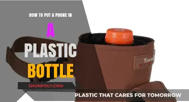 Creative DIY: Safely Storing Your Phone in a Plastic Bottle