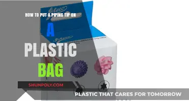 Easy Piping Hack: Attaching a Tip to a Plastic Bag for Decorating