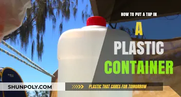 Tapping Plastic Containers: An Easy Guide to Installing Taps
