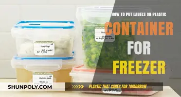 The Best Way to Label Freezer Containers