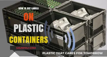 Labeling Plastic Containers: Best Methods for a Perfect Finish