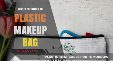 Personalize Your Plastic Makeup Bag: Easy Name Customization Tips