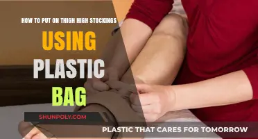 Effortless Thigh High Stocking Hack: Plastic Bag Trick Revealed