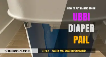 Mastering the Ubbi Diaper Pail: Effortless Plastic Bag Insertion Guide