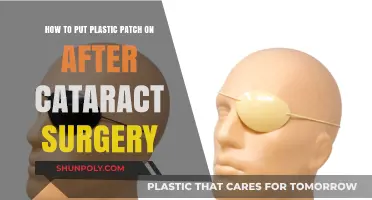 Post-Cataract Care: Applying a Plastic Eye Patch for Healing and Protection