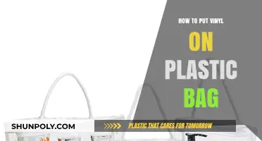 Easy Vinyl Application: Decorating Plastic Bags with Style and Precision