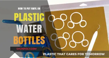 Easy Vinyl Application Guide for Customizing Plastic Water Bottles