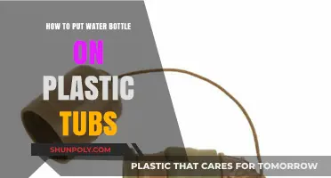 Securely Attach Water Bottles to Plastic Tubs: A Simple DIY Guide