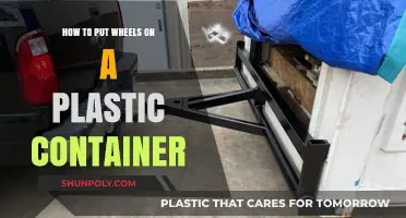 Attaching Wheels to Plastic Containers: A Simple Guide