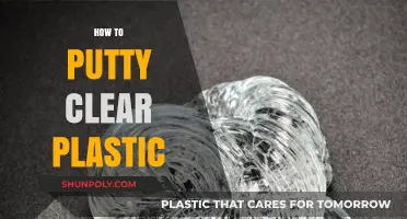 Mastering Putty Application: A Guide to Repairing Clear Plastic Surfaces