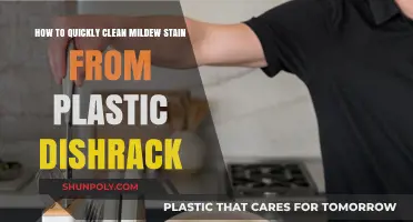 Fast Mildew Stain Removal Tips for Plastic Dishracks