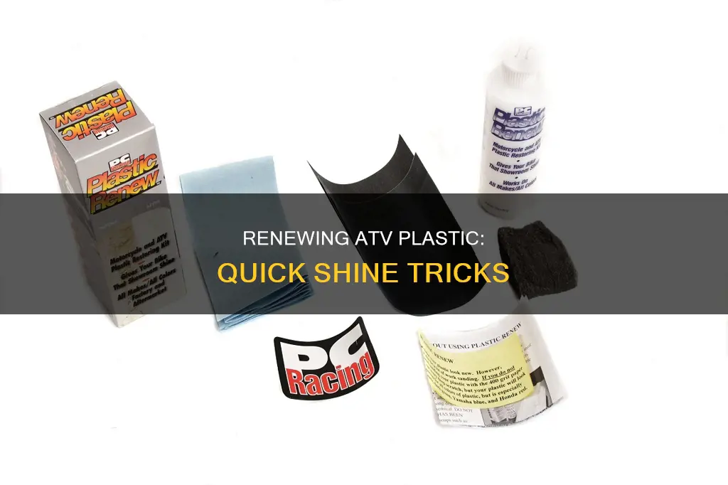 how to quickly shine faded atv plastic