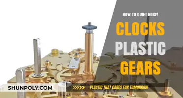 Silence Noisy Clocks with Plastic Gears