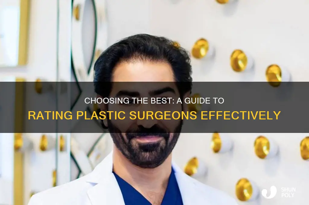 how to rate plastic surgeons