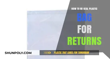 Quick Guide: Re-Sealing Plastic Bags for Easy Returns