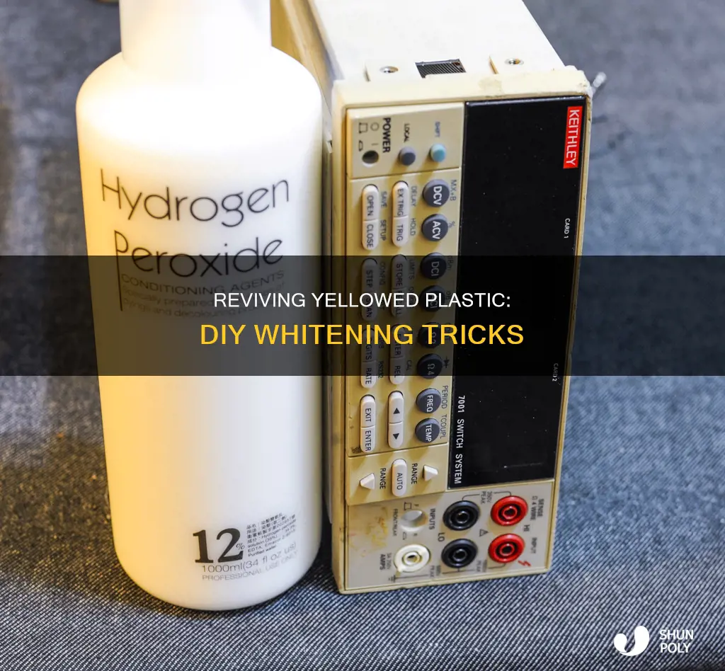 how to re-whiten yellowed plastic