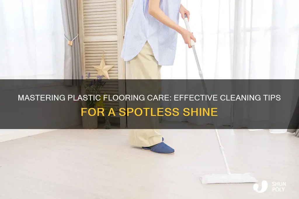 how to really clean plastic flooring