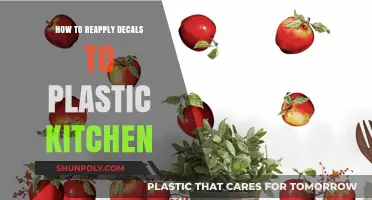 Revamping Kitchen Plastic: Reapplying Decals the Right Way