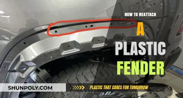 Reattaching Plastic Fender: Easy DIY Guide