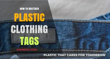 Reattaching Clothing Tags: An Easy Guide to Fix Plastic Tags