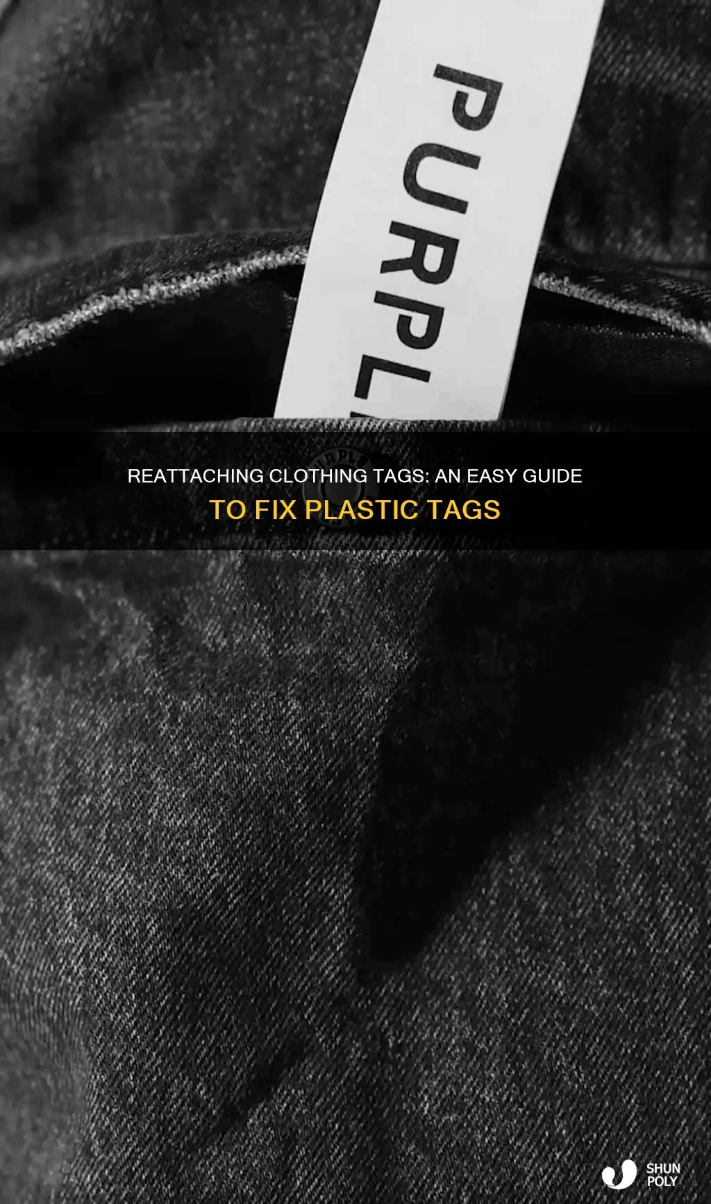 how to reattach plastic clothing tags