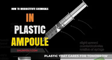 Reconstituting Chemicals: Plastic Ampoule Instructions
