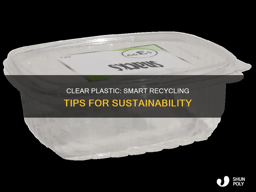 how to recycle clear plastic