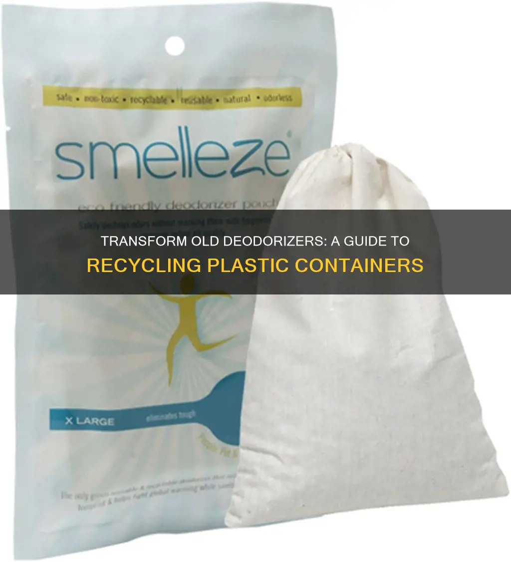 how to recycle empty plastic room deodorizers