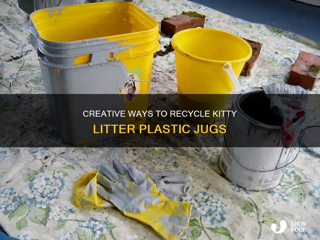 how to recycle kitty litter plastic jugs