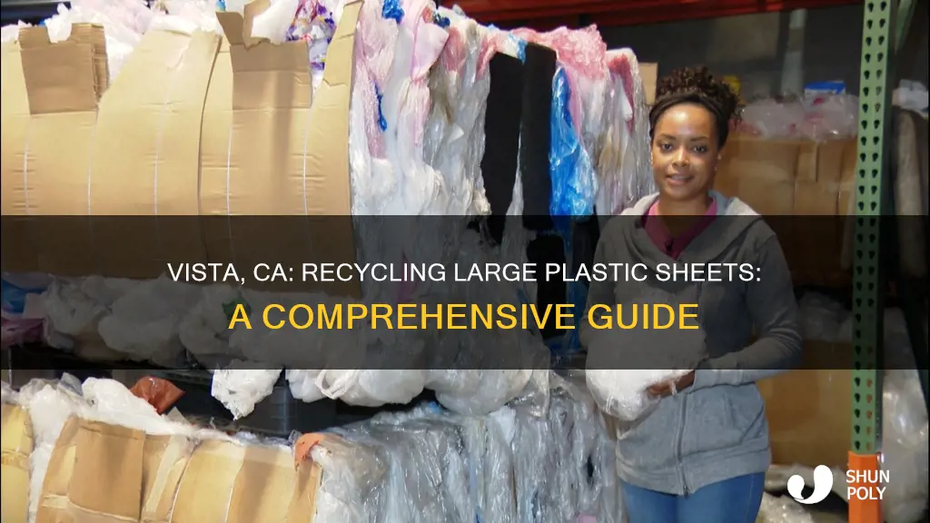 how to recycle large sheets of plastic in vista ca