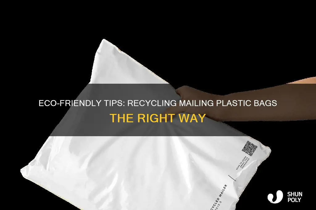 how to recycle mailing plastic bags