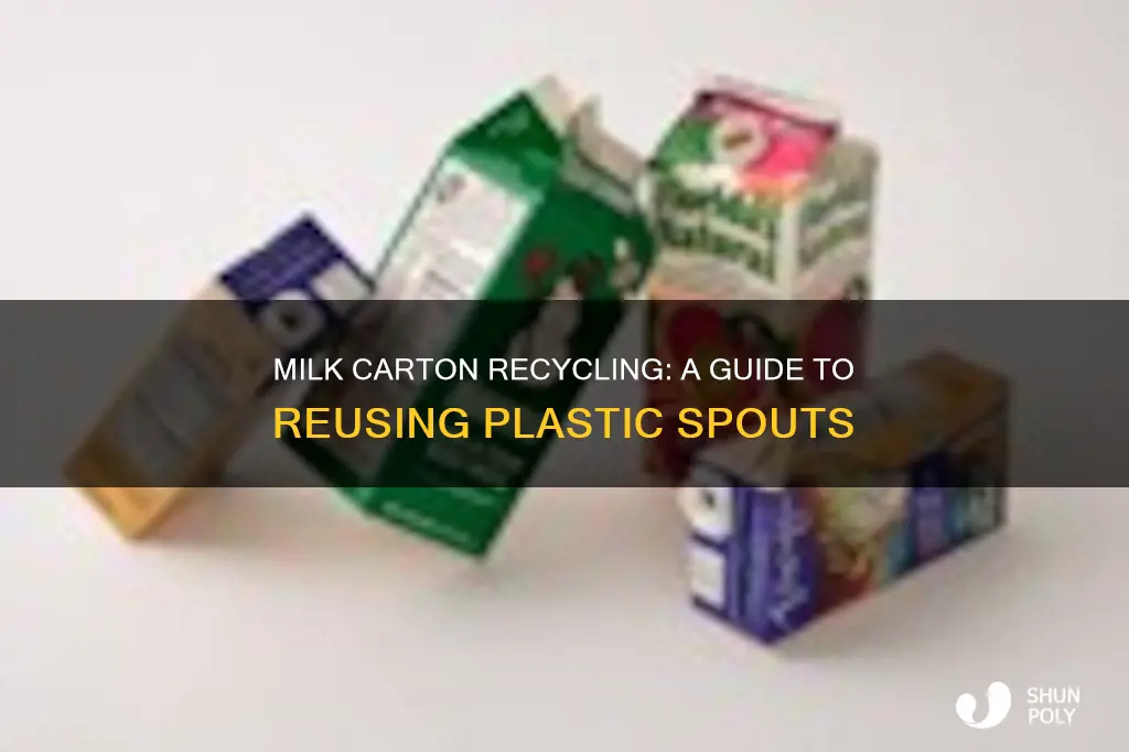 how to recycle milk cartons with plastic spouts