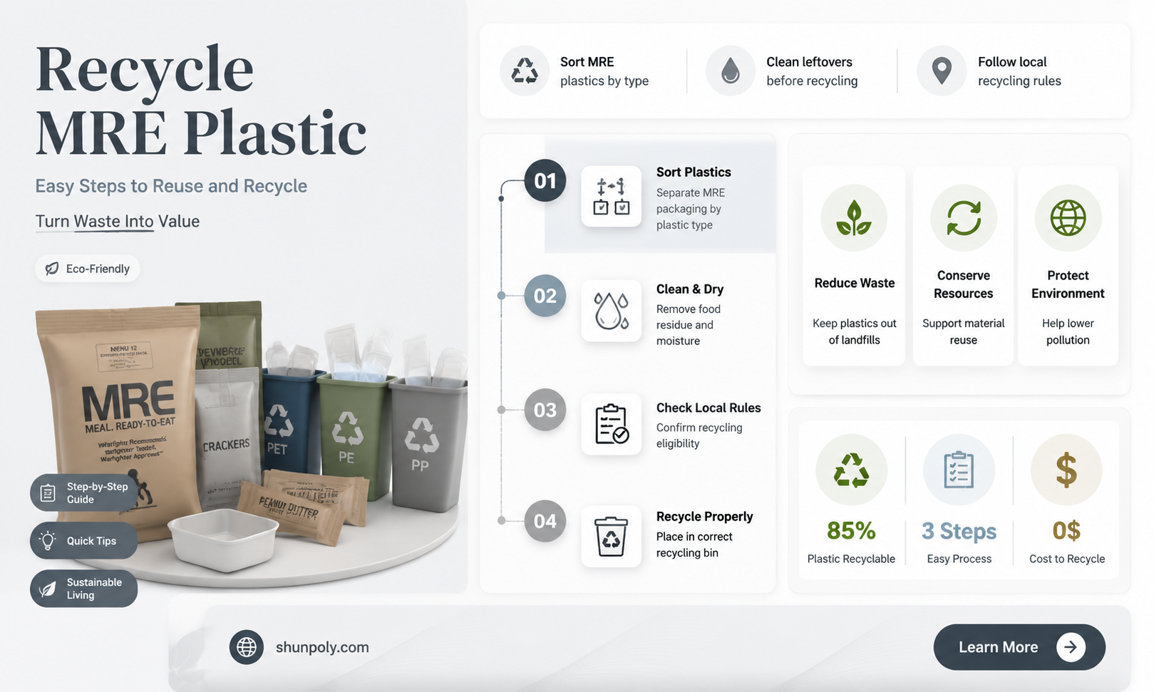 are mres plastic recyclable