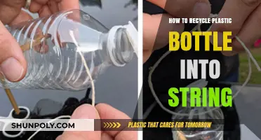 Creative Recycling: Transforming Plastic Bottles into Durable DIY String