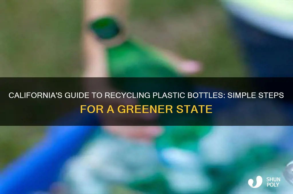 how to recycle plastic bottles in california